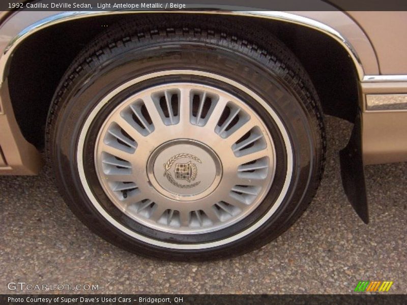 Light Antelope Metallic / Beige 1992 Cadillac DeVille Sedan