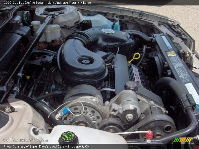Light Antelope Metallic / Beige 1992 Cadillac DeVille Sedan