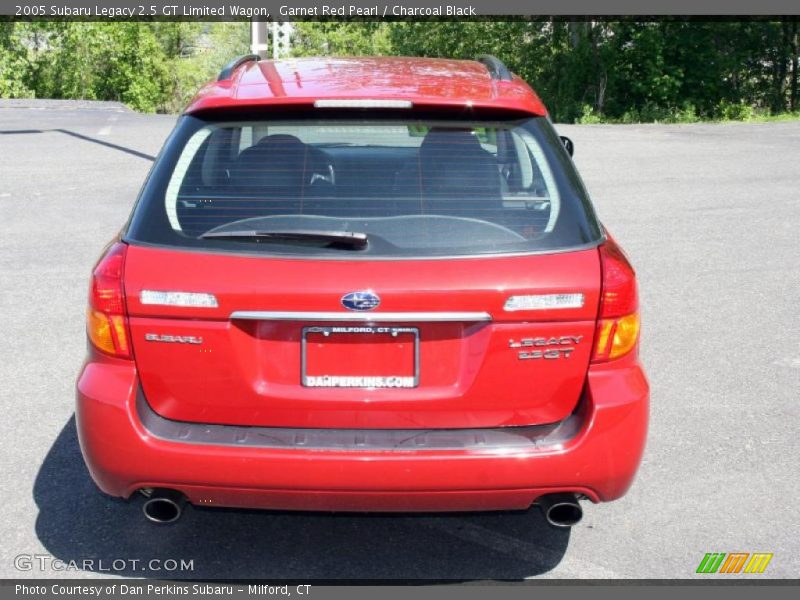 Garnet Red Pearl / Charcoal Black 2005 Subaru Legacy 2.5 GT Limited Wagon
