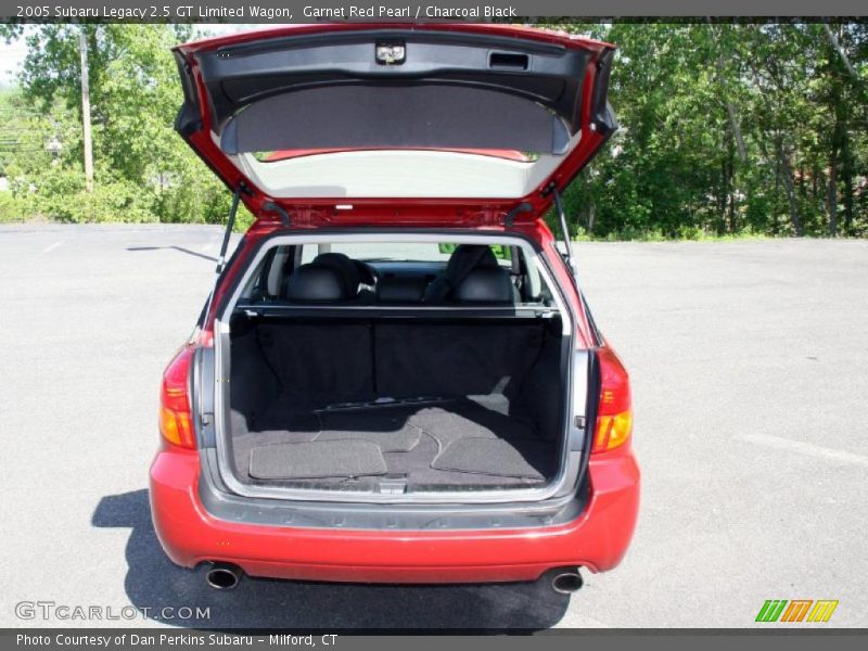 Garnet Red Pearl / Charcoal Black 2005 Subaru Legacy 2.5 GT Limited Wagon