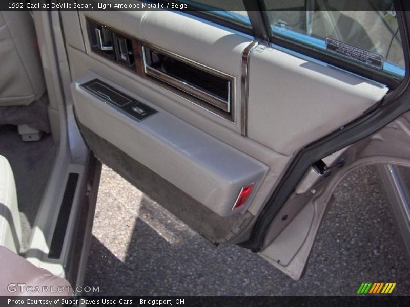 Light Antelope Metallic / Beige 1992 Cadillac DeVille Sedan