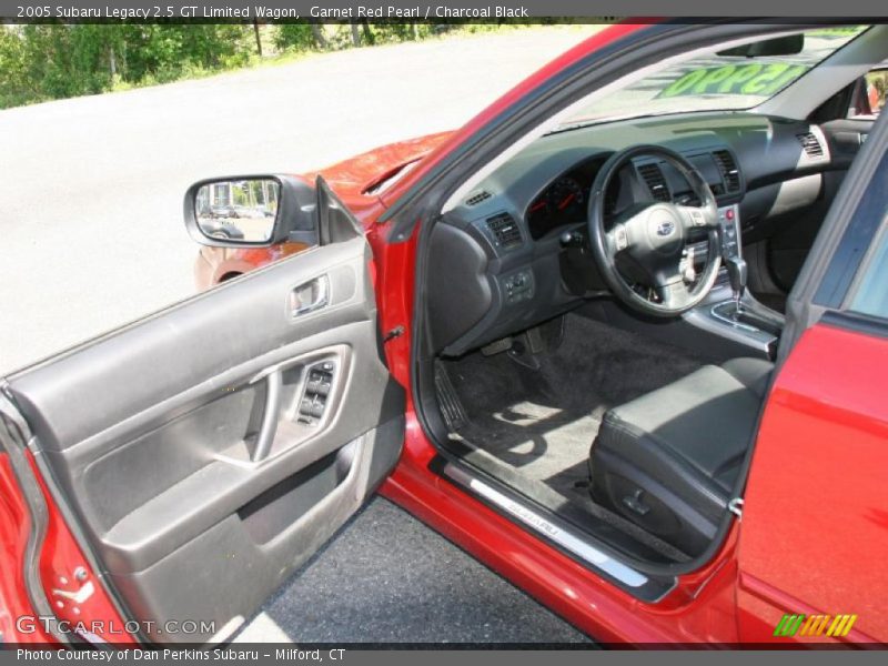 Garnet Red Pearl / Charcoal Black 2005 Subaru Legacy 2.5 GT Limited Wagon
