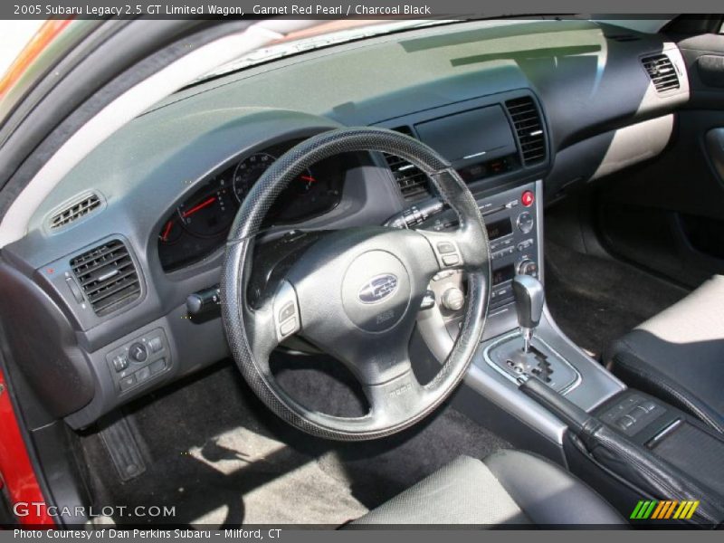 Garnet Red Pearl / Charcoal Black 2005 Subaru Legacy 2.5 GT Limited Wagon