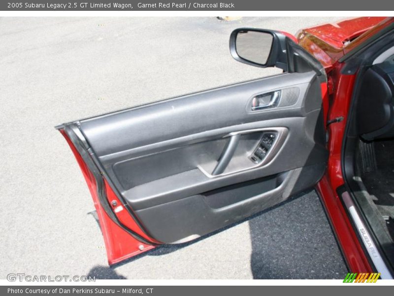 Garnet Red Pearl / Charcoal Black 2005 Subaru Legacy 2.5 GT Limited Wagon