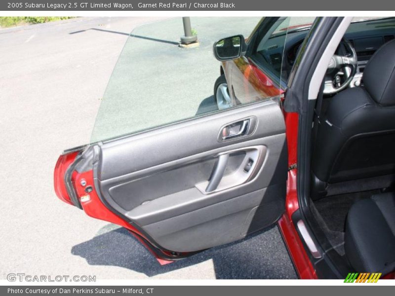 Garnet Red Pearl / Charcoal Black 2005 Subaru Legacy 2.5 GT Limited Wagon