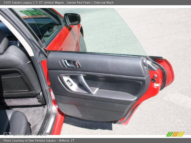 Garnet Red Pearl / Charcoal Black 2005 Subaru Legacy 2.5 GT Limited Wagon