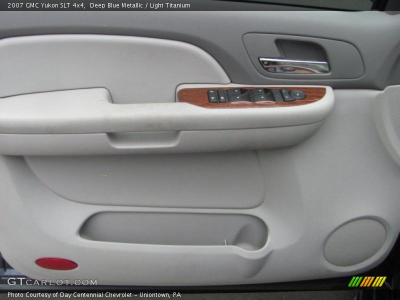 Deep Blue Metallic / Light Titanium 2007 GMC Yukon SLT 4x4