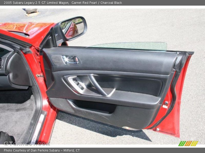 Garnet Red Pearl / Charcoal Black 2005 Subaru Legacy 2.5 GT Limited Wagon