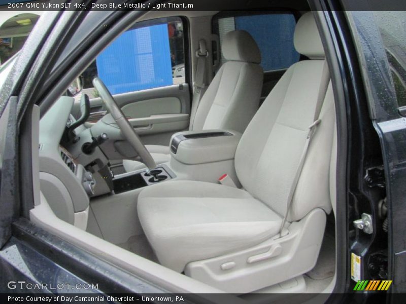 Deep Blue Metallic / Light Titanium 2007 GMC Yukon SLT 4x4