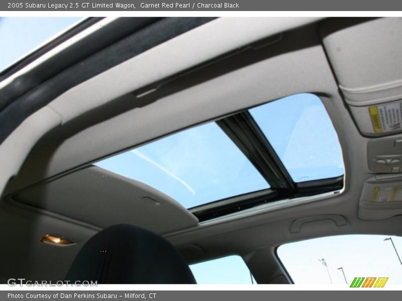 Garnet Red Pearl / Charcoal Black 2005 Subaru Legacy 2.5 GT Limited Wagon