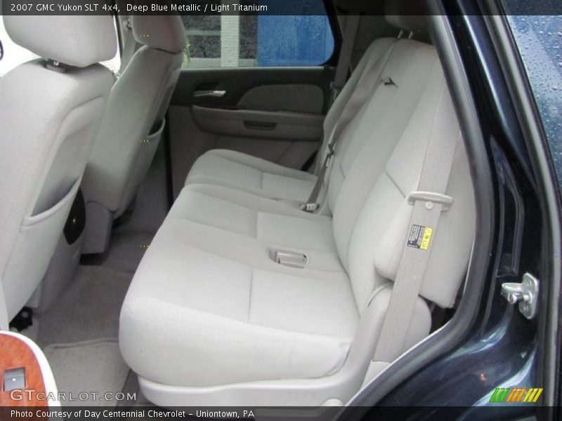 Deep Blue Metallic / Light Titanium 2007 GMC Yukon SLT 4x4