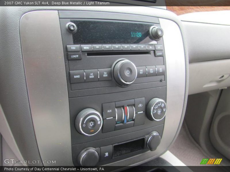 Deep Blue Metallic / Light Titanium 2007 GMC Yukon SLT 4x4