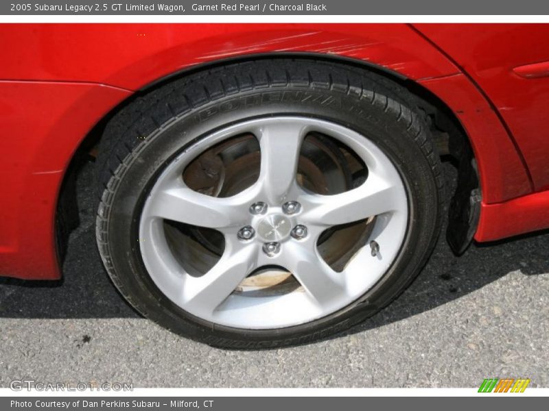 Garnet Red Pearl / Charcoal Black 2005 Subaru Legacy 2.5 GT Limited Wagon