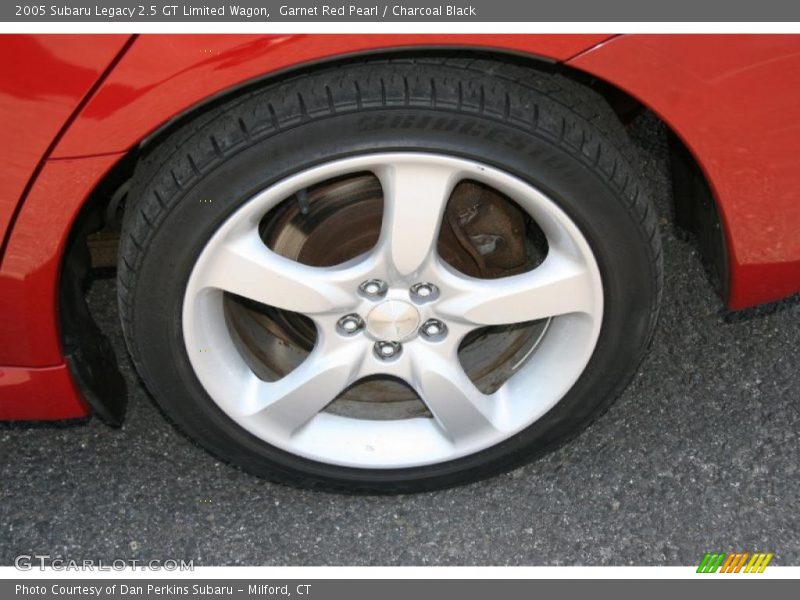 Garnet Red Pearl / Charcoal Black 2005 Subaru Legacy 2.5 GT Limited Wagon
