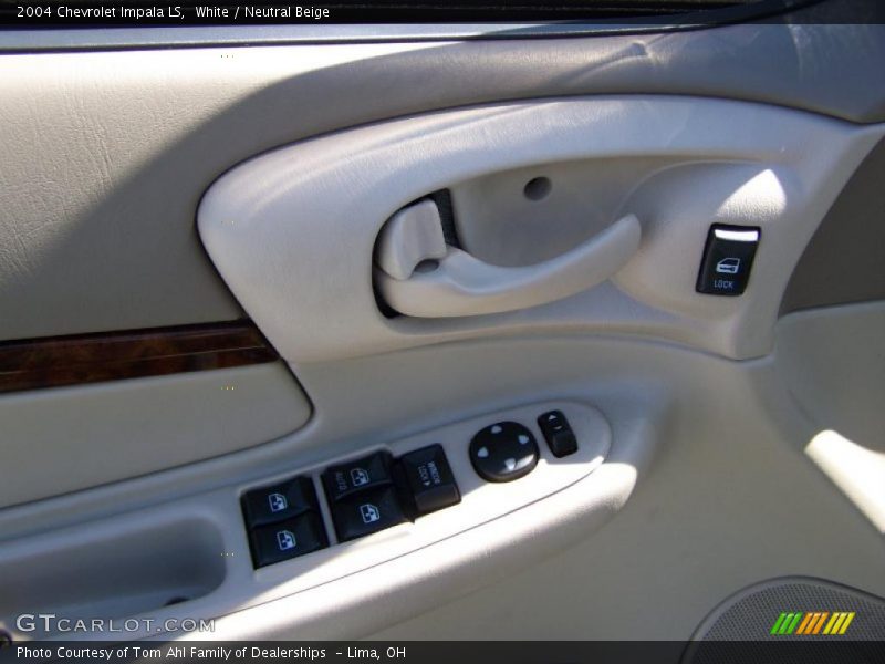 White / Neutral Beige 2004 Chevrolet Impala LS