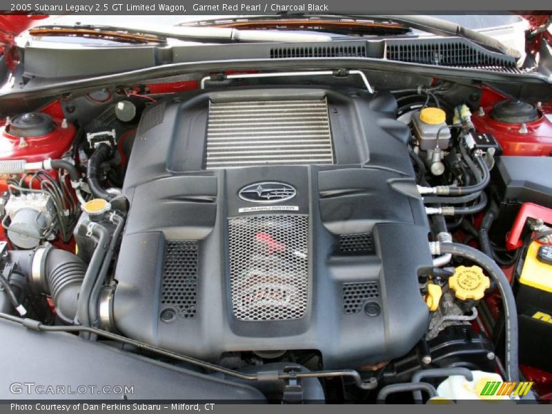 Garnet Red Pearl / Charcoal Black 2005 Subaru Legacy 2.5 GT Limited Wagon