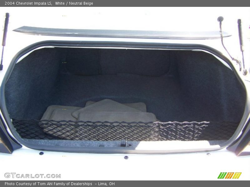 White / Neutral Beige 2004 Chevrolet Impala LS