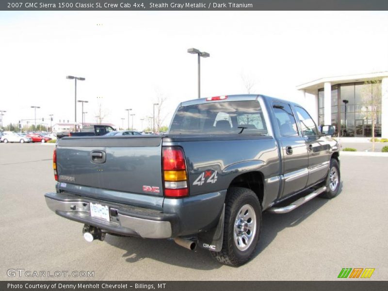 Stealth Gray Metallic / Dark Titanium 2007 GMC Sierra 1500 Classic SL Crew Cab 4x4