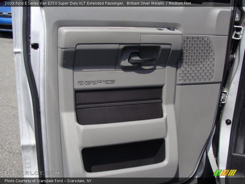 Brilliant Silver Metallic / Medium Flint 2009 Ford E Series Van E350 Super Duty XLT Extended Passenger