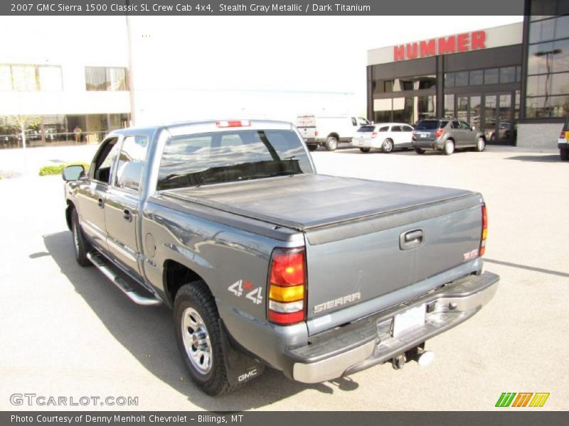 Stealth Gray Metallic / Dark Titanium 2007 GMC Sierra 1500 Classic SL Crew Cab 4x4