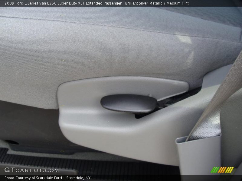 Brilliant Silver Metallic / Medium Flint 2009 Ford E Series Van E350 Super Duty XLT Extended Passenger
