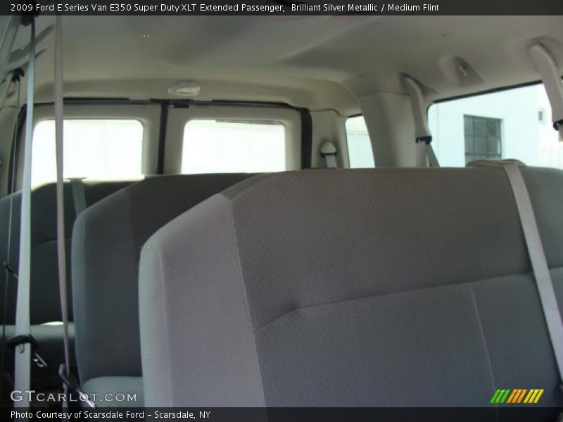 Brilliant Silver Metallic / Medium Flint 2009 Ford E Series Van E350 Super Duty XLT Extended Passenger
