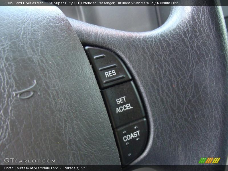 Brilliant Silver Metallic / Medium Flint 2009 Ford E Series Van E350 Super Duty XLT Extended Passenger