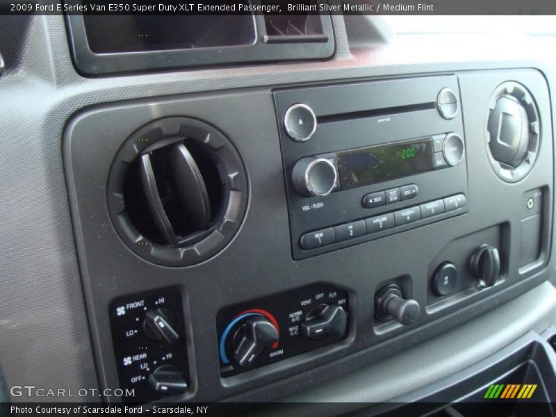 Brilliant Silver Metallic / Medium Flint 2009 Ford E Series Van E350 Super Duty XLT Extended Passenger