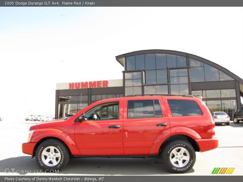 Flame Red / Khaki 2005 Dodge Durango SLT 4x4