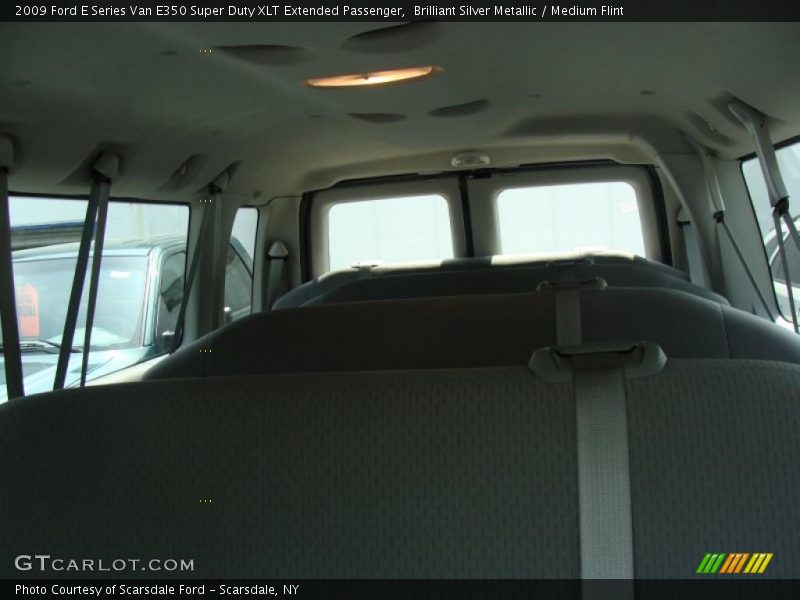 Brilliant Silver Metallic / Medium Flint 2009 Ford E Series Van E350 Super Duty XLT Extended Passenger