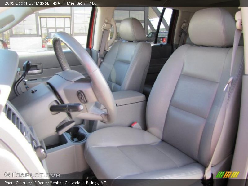 Flame Red / Khaki 2005 Dodge Durango SLT 4x4