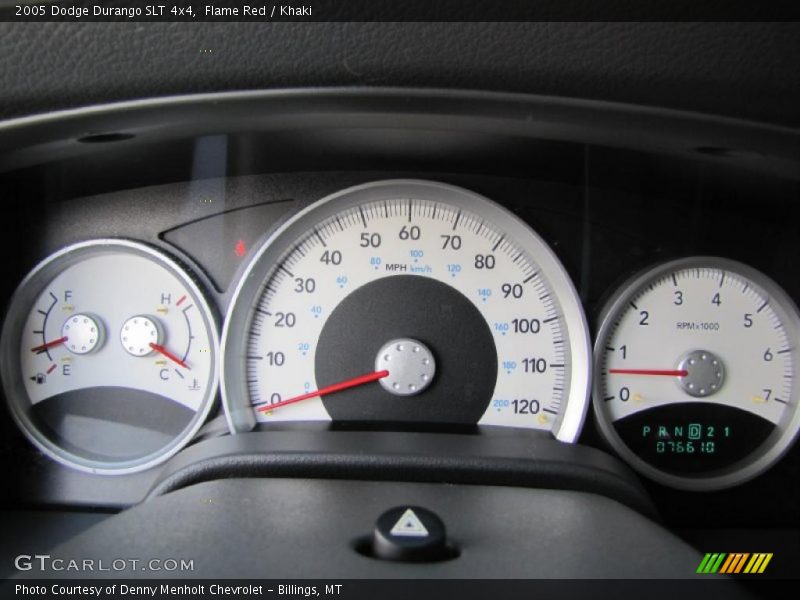 Flame Red / Khaki 2005 Dodge Durango SLT 4x4