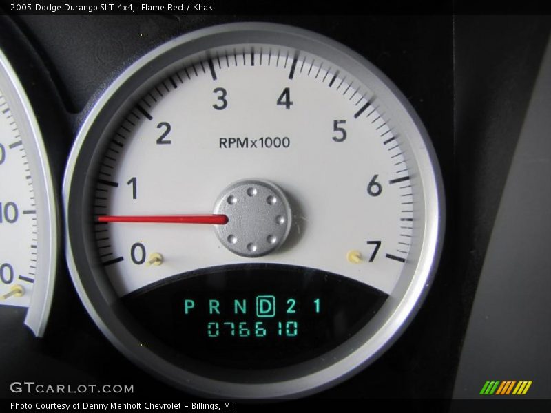 Flame Red / Khaki 2005 Dodge Durango SLT 4x4