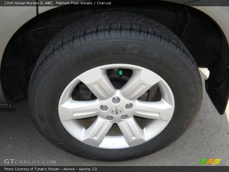 Platinum Pearl Metallic / Charcoal 2006 Nissan Murano SL AWD