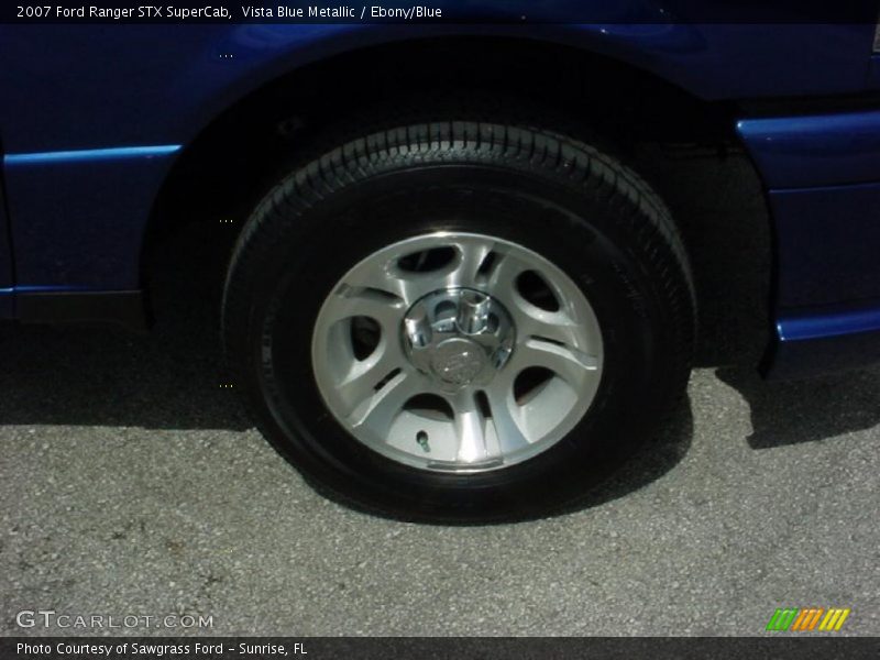 Vista Blue Metallic / Ebony/Blue 2007 Ford Ranger STX SuperCab