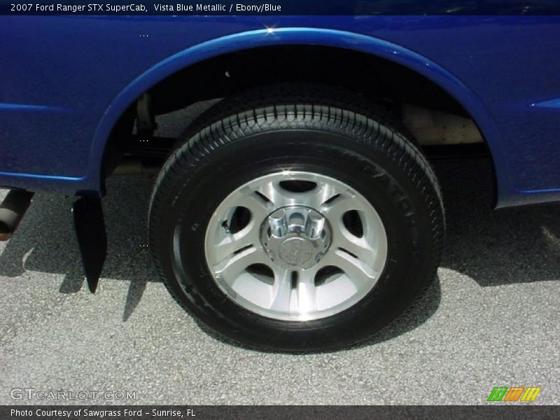 Vista Blue Metallic / Ebony/Blue 2007 Ford Ranger STX SuperCab