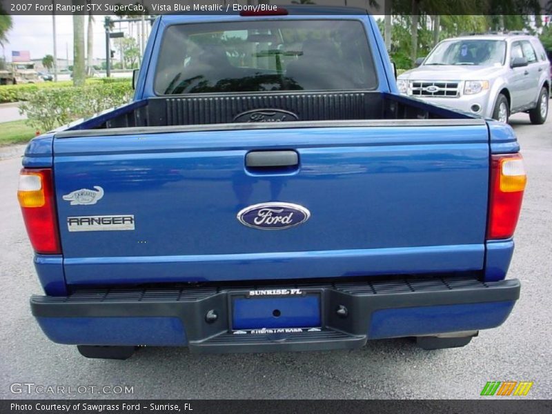 Vista Blue Metallic / Ebony/Blue 2007 Ford Ranger STX SuperCab