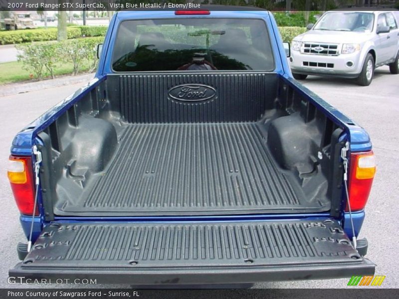 Vista Blue Metallic / Ebony/Blue 2007 Ford Ranger STX SuperCab