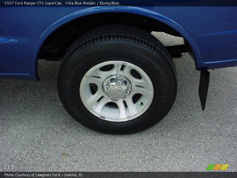 Vista Blue Metallic / Ebony/Blue 2007 Ford Ranger STX SuperCab