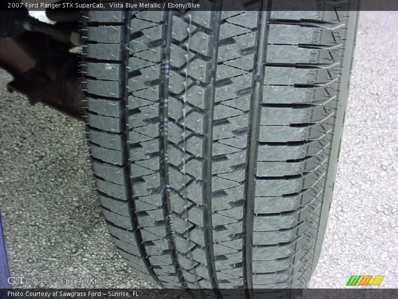 Vista Blue Metallic / Ebony/Blue 2007 Ford Ranger STX SuperCab