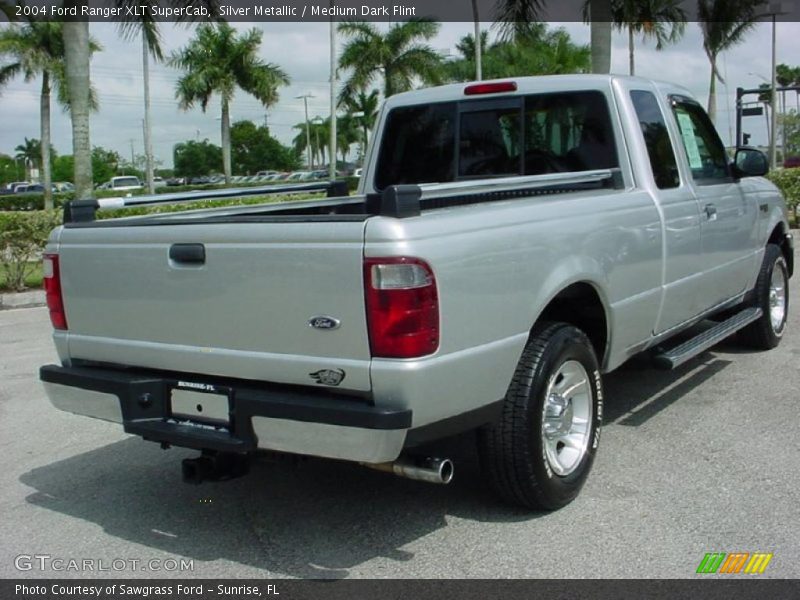 Silver Metallic / Medium Dark Flint 2004 Ford Ranger XLT SuperCab