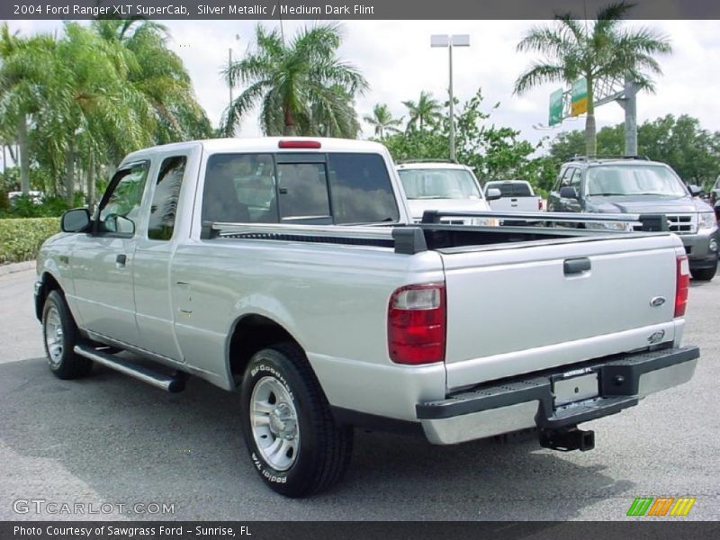 Silver Metallic / Medium Dark Flint 2004 Ford Ranger XLT SuperCab