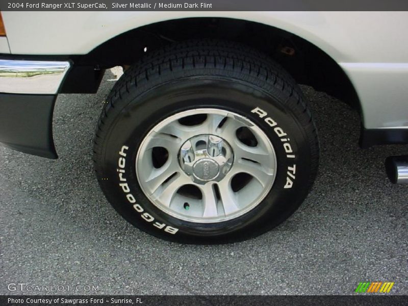 Silver Metallic / Medium Dark Flint 2004 Ford Ranger XLT SuperCab