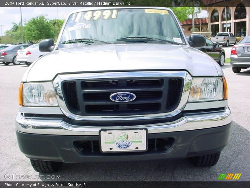 Silver Metallic / Medium Dark Flint 2004 Ford Ranger XLT SuperCab