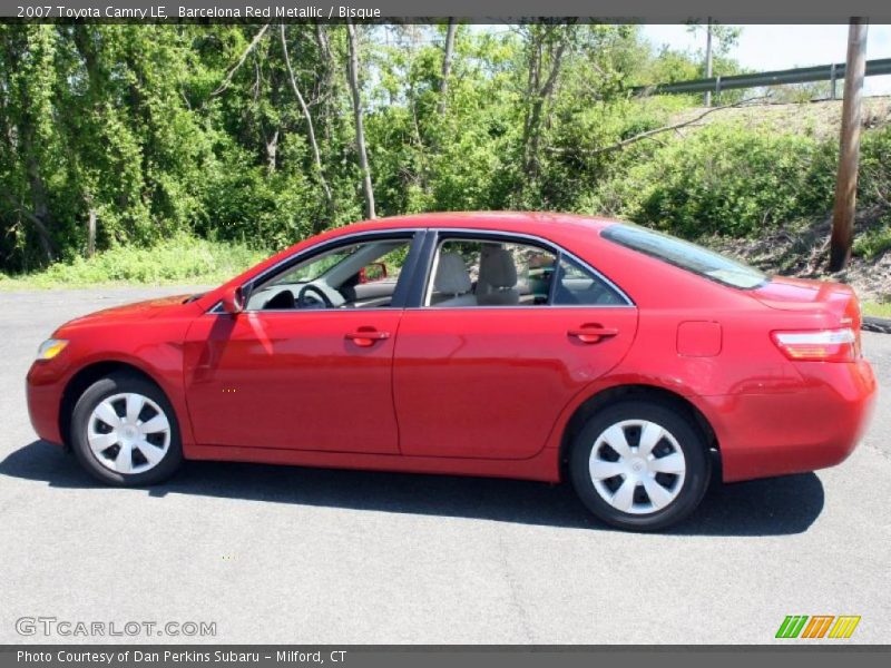 Barcelona Red Metallic / Bisque 2007 Toyota Camry LE