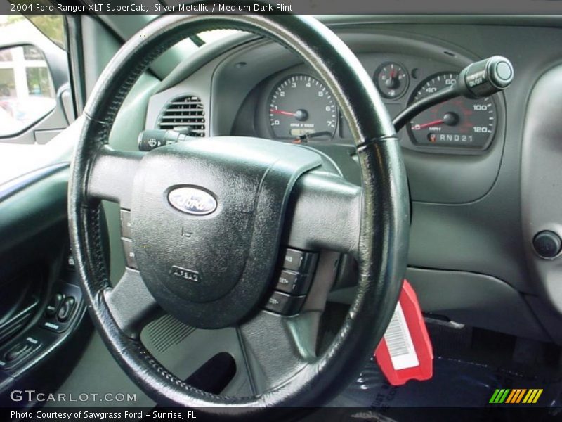 Silver Metallic / Medium Dark Flint 2004 Ford Ranger XLT SuperCab