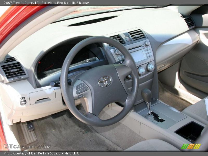 Barcelona Red Metallic / Bisque 2007 Toyota Camry LE