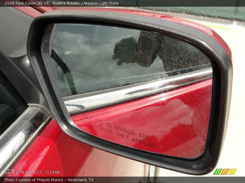 Redfire Metallic / Medium Light Stone 2008 Ford Fusion SEL V6