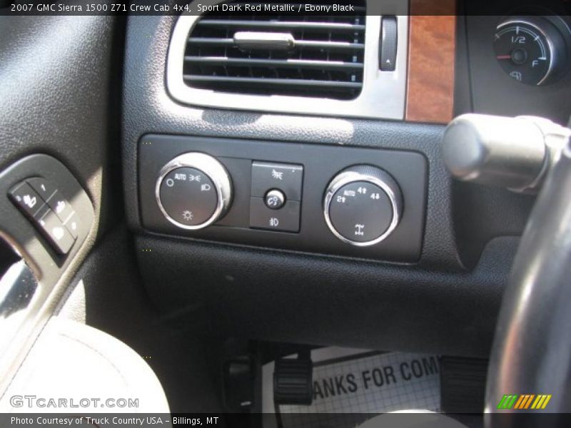 Sport Dark Red Metallic / Ebony Black 2007 GMC Sierra 1500 Z71 Crew Cab 4x4
