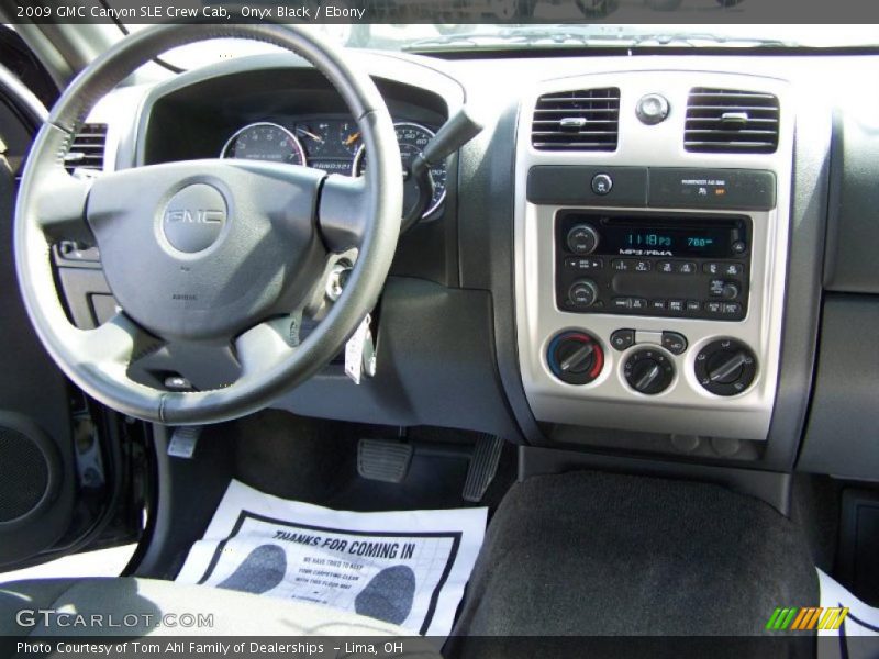 Onyx Black / Ebony 2009 GMC Canyon SLE Crew Cab